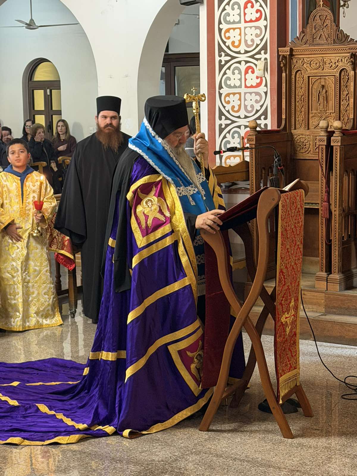 Η Α’ Στάση των Χαιρετισμών της Παναγίας μας