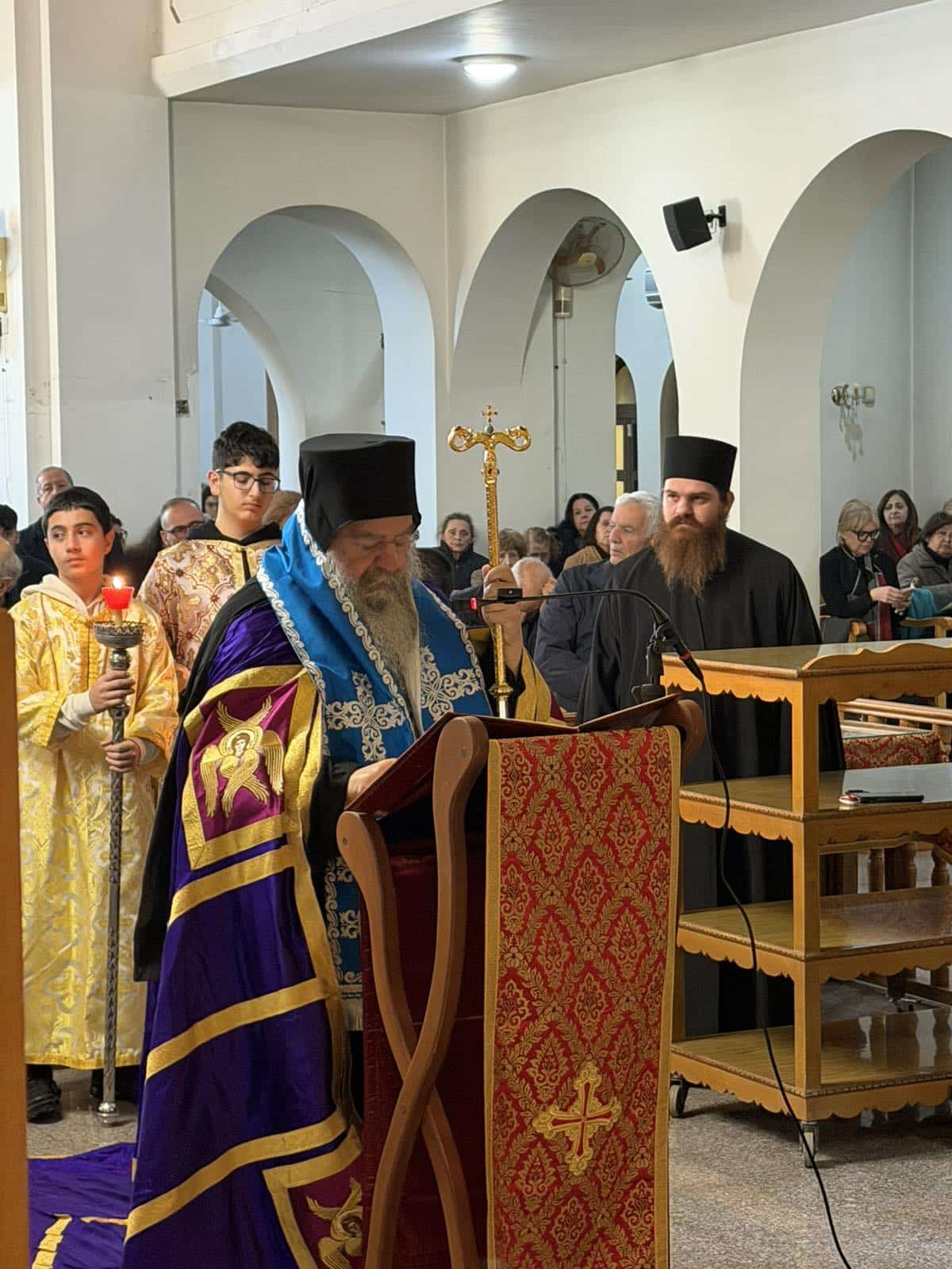 Η Α’ Στάση των Χαιρετισμών της Παναγίας μας