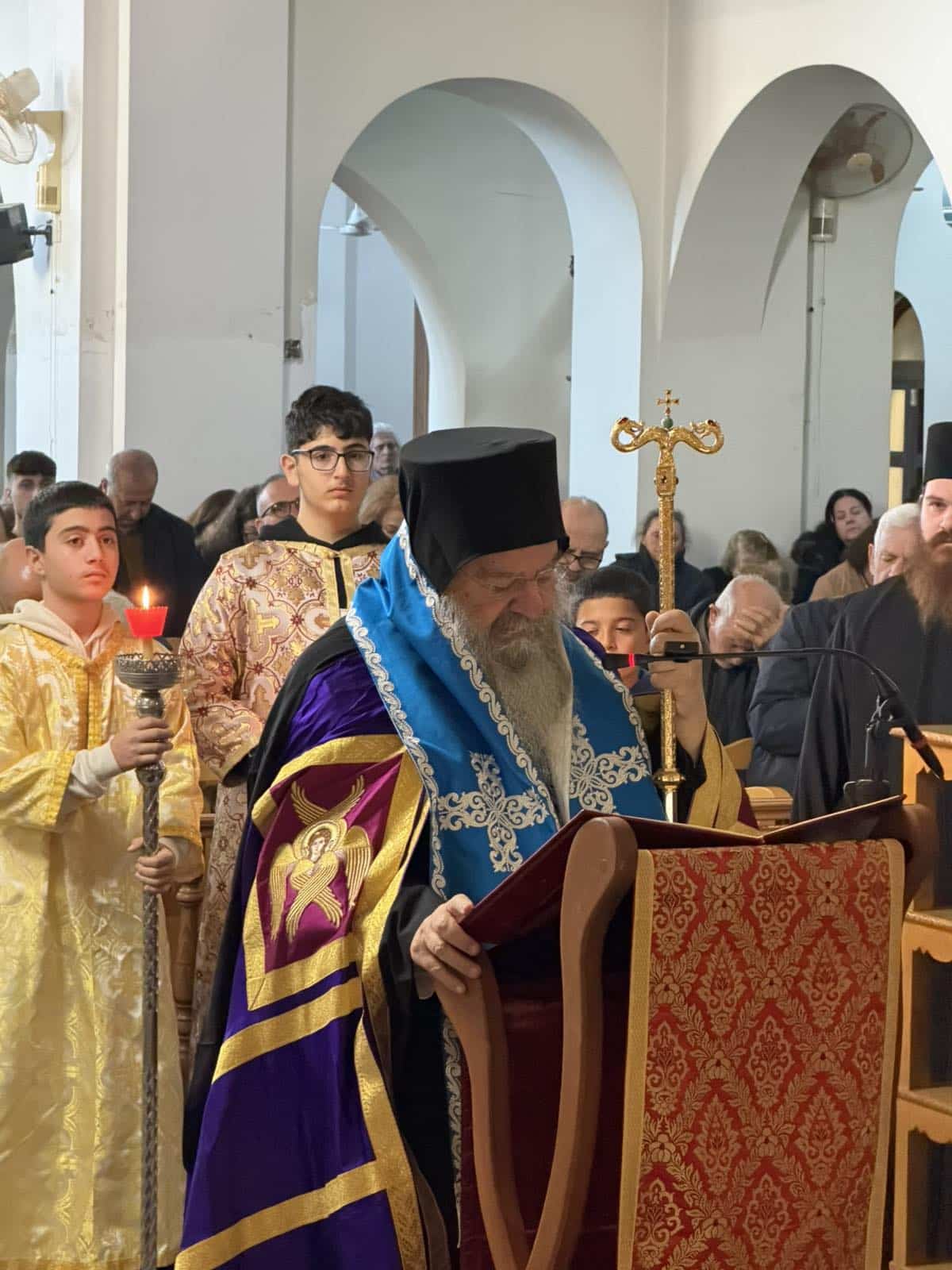 Η Α’ Στάση των Χαιρετισμών της Παναγίας μας
