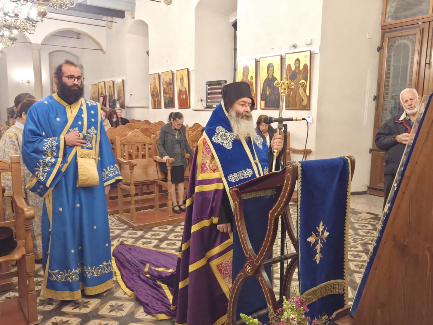 Η Α’ Στάση των Χαιρετισμών της Παναγίας μας
