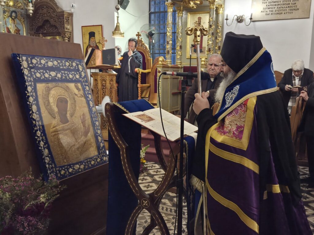 Η Α’ Στάση των Χαιρετισμών της Παναγίας μας