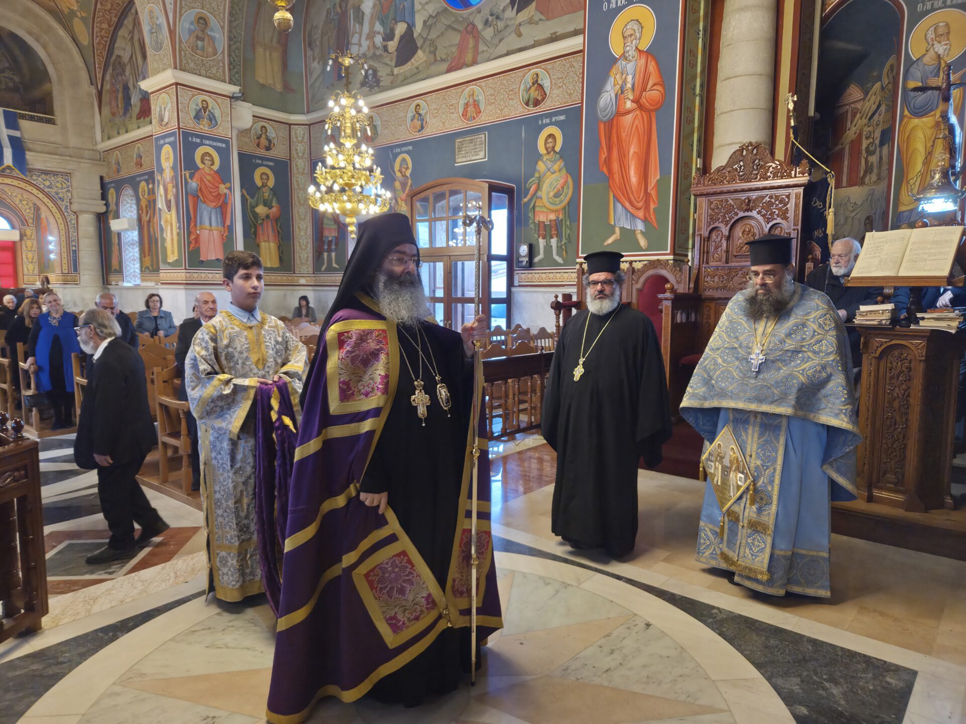 Πανηγυρικά εορτάστηκε ο Ευαγγελισμός της Θεοτόκου και η εθνική επέτειος της Επανάστασης του 1821 στη Μητρόπολή μας