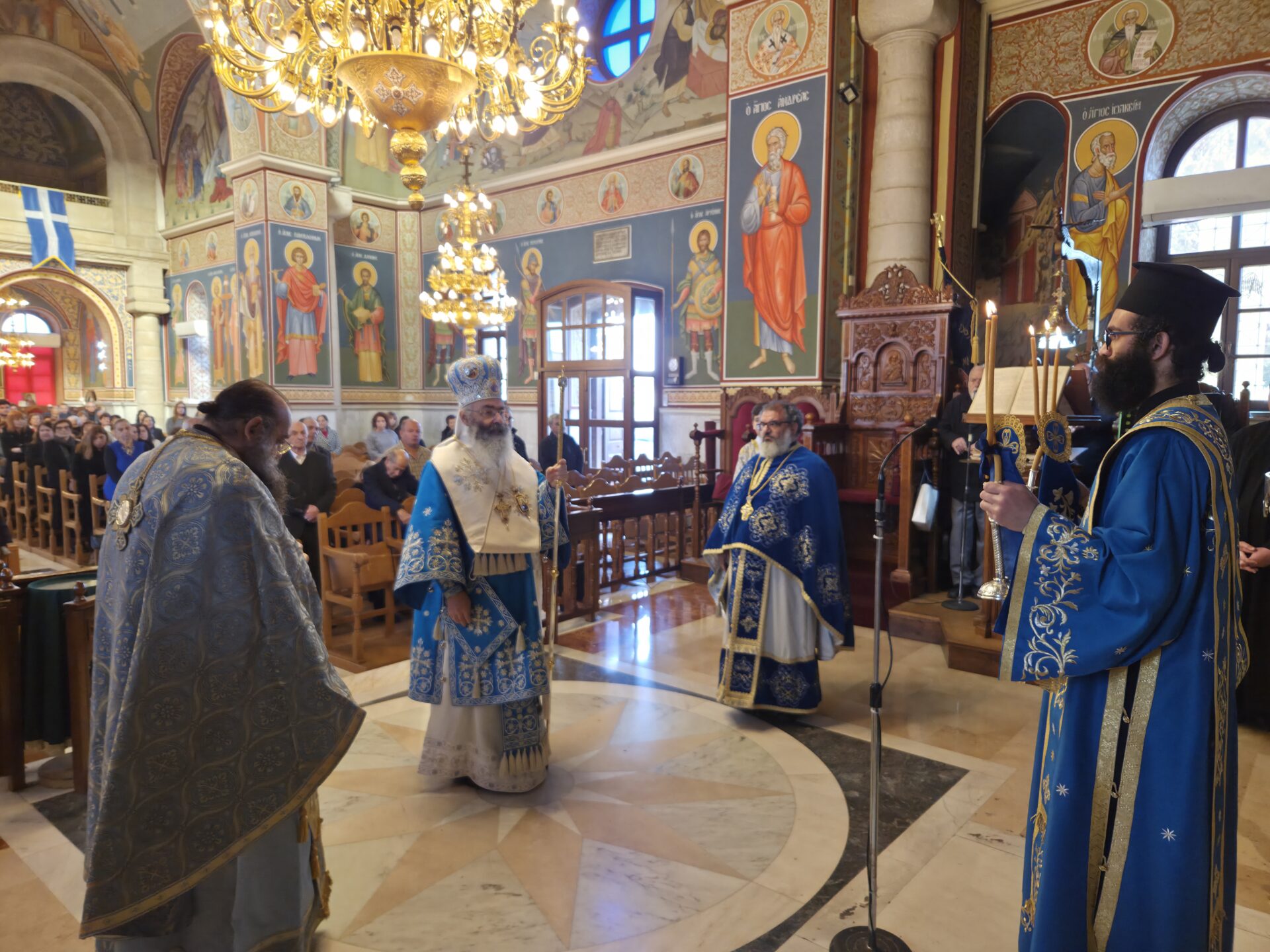 Πανηγυρικά εορτάστηκε ο Ευαγγελισμός της Θεοτόκου και η εθνική επέτειος της Επανάστασης του 1821 στη Μητρόπολή μας
