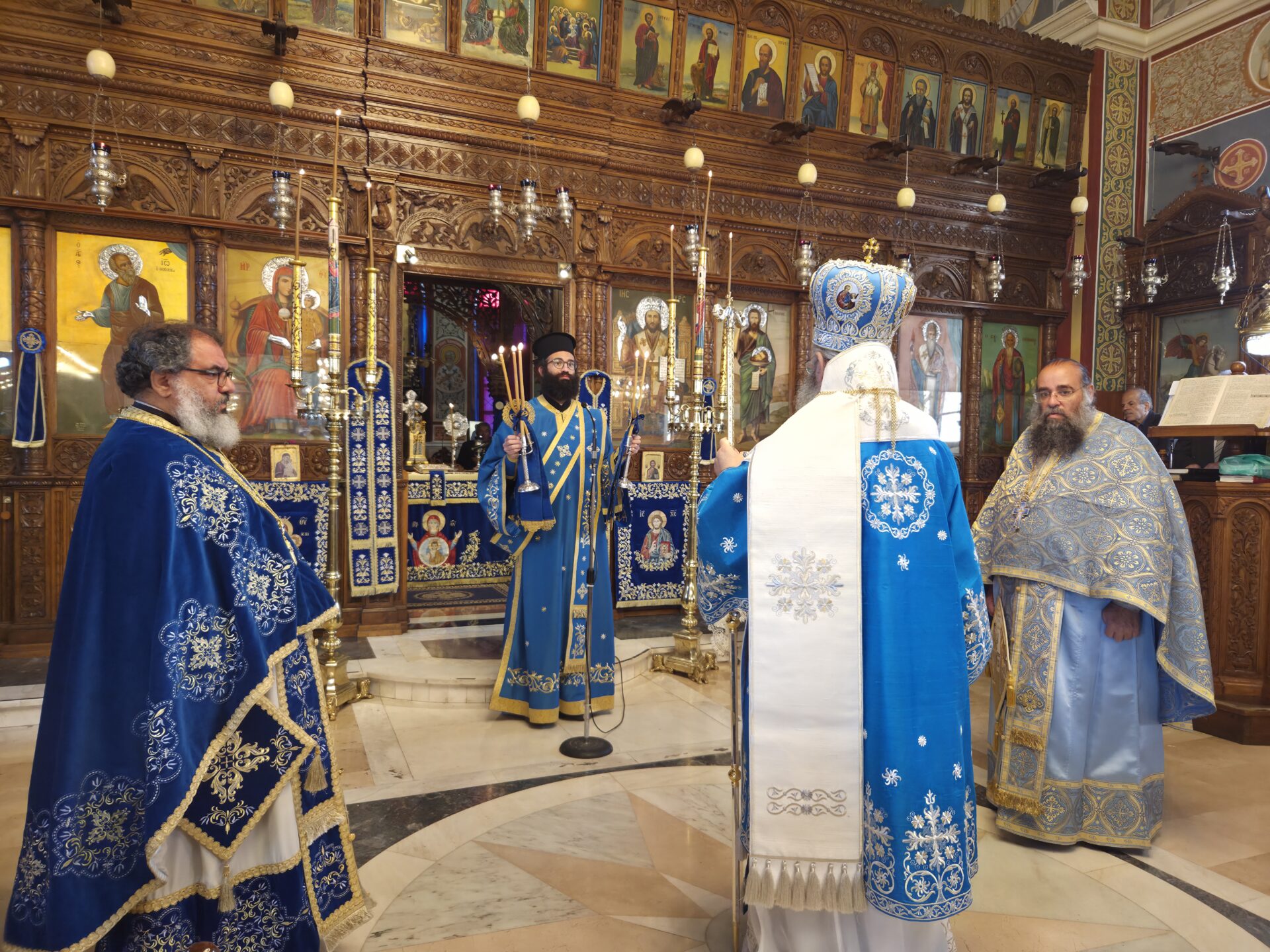 Πανηγυρικά εορτάστηκε ο Ευαγγελισμός της Θεοτόκου και η εθνική επέτειος της Επανάστασης του 1821 στη Μητρόπολή μας