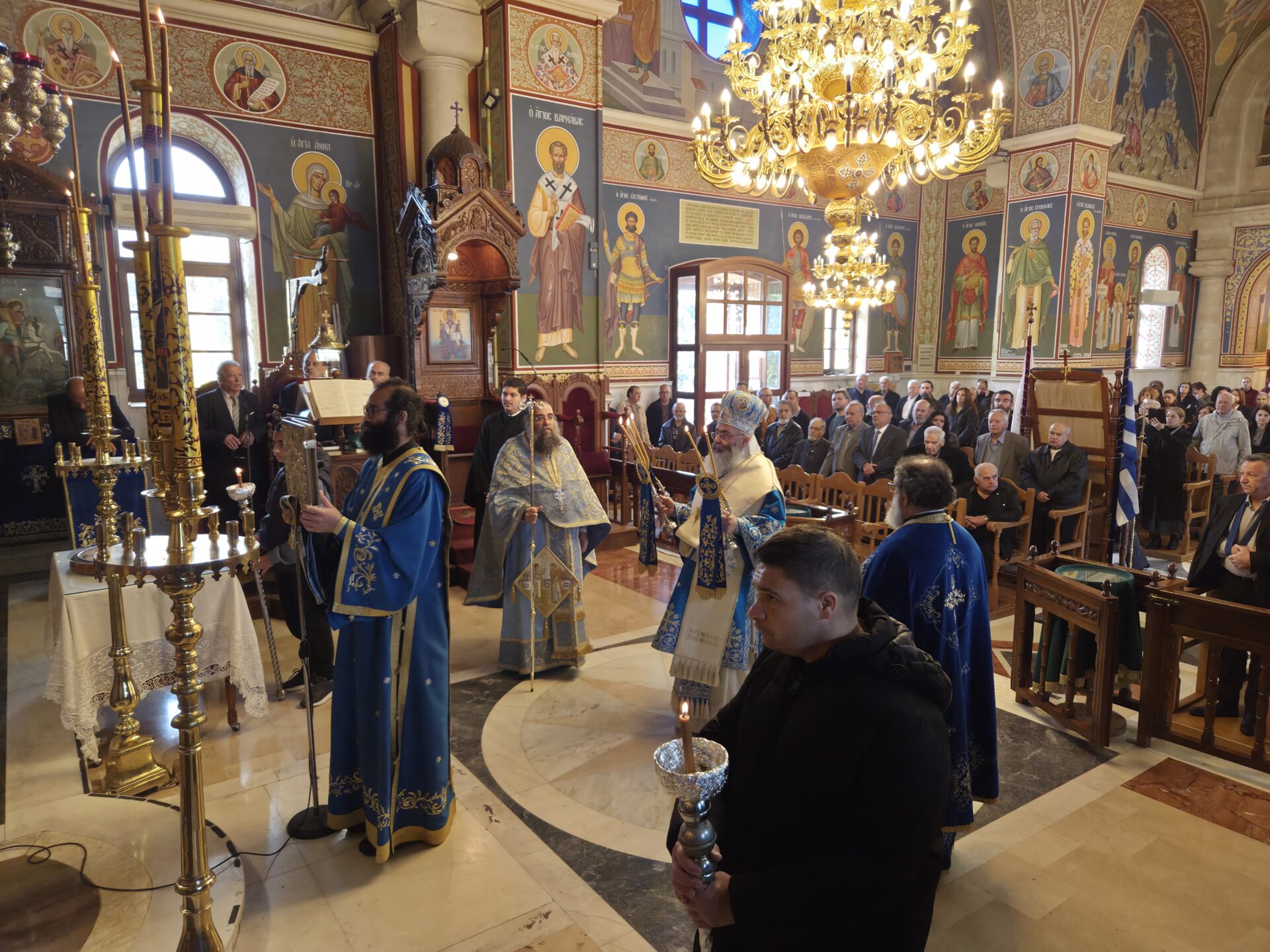 Πανηγυρικά εορτάστηκε ο Ευαγγελισμός της Θεοτόκου και η εθνική επέτειος της Επανάστασης του 1821 στη Μητρόπολή μας