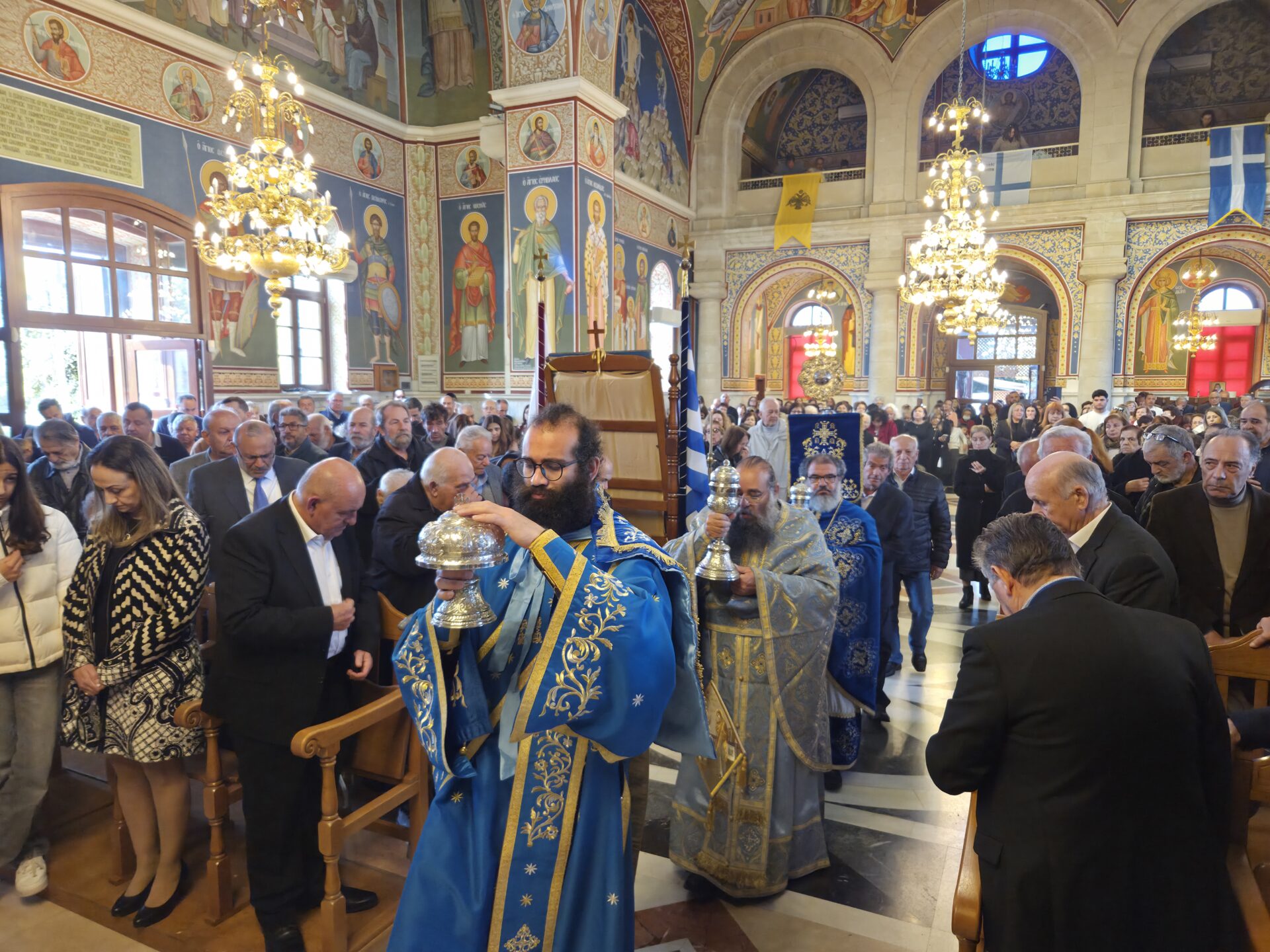 Πανηγυρικά εορτάστηκε ο Ευαγγελισμός της Θεοτόκου και η εθνική επέτειος της Επανάστασης του 1821 στη Μητρόπολή μας