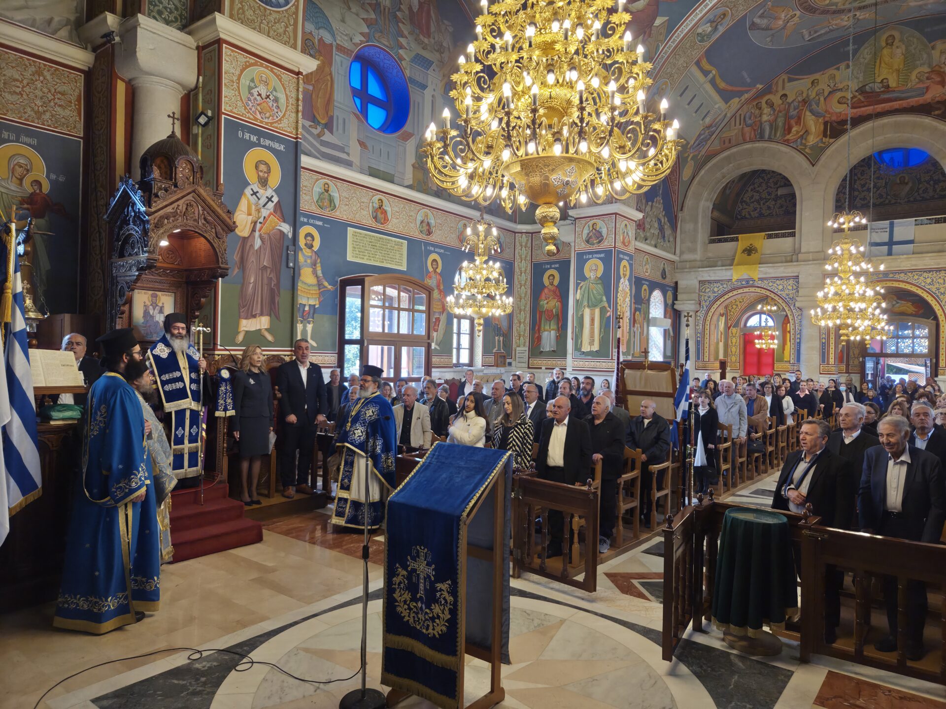 Πανηγυρικά εορτάστηκε ο Ευαγγελισμός της Θεοτόκου και η εθνική επέτειος της Επανάστασης του 1821 στη Μητρόπολή μας