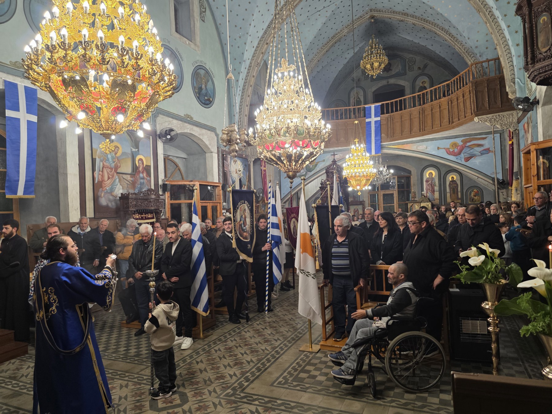 Πανηγυρικά εορτάστηκε ο Ευαγγελισμός της Θεοτόκου και η εθνική επέτειος της Επανάστασης του 1821 στη Μητρόπολή μας