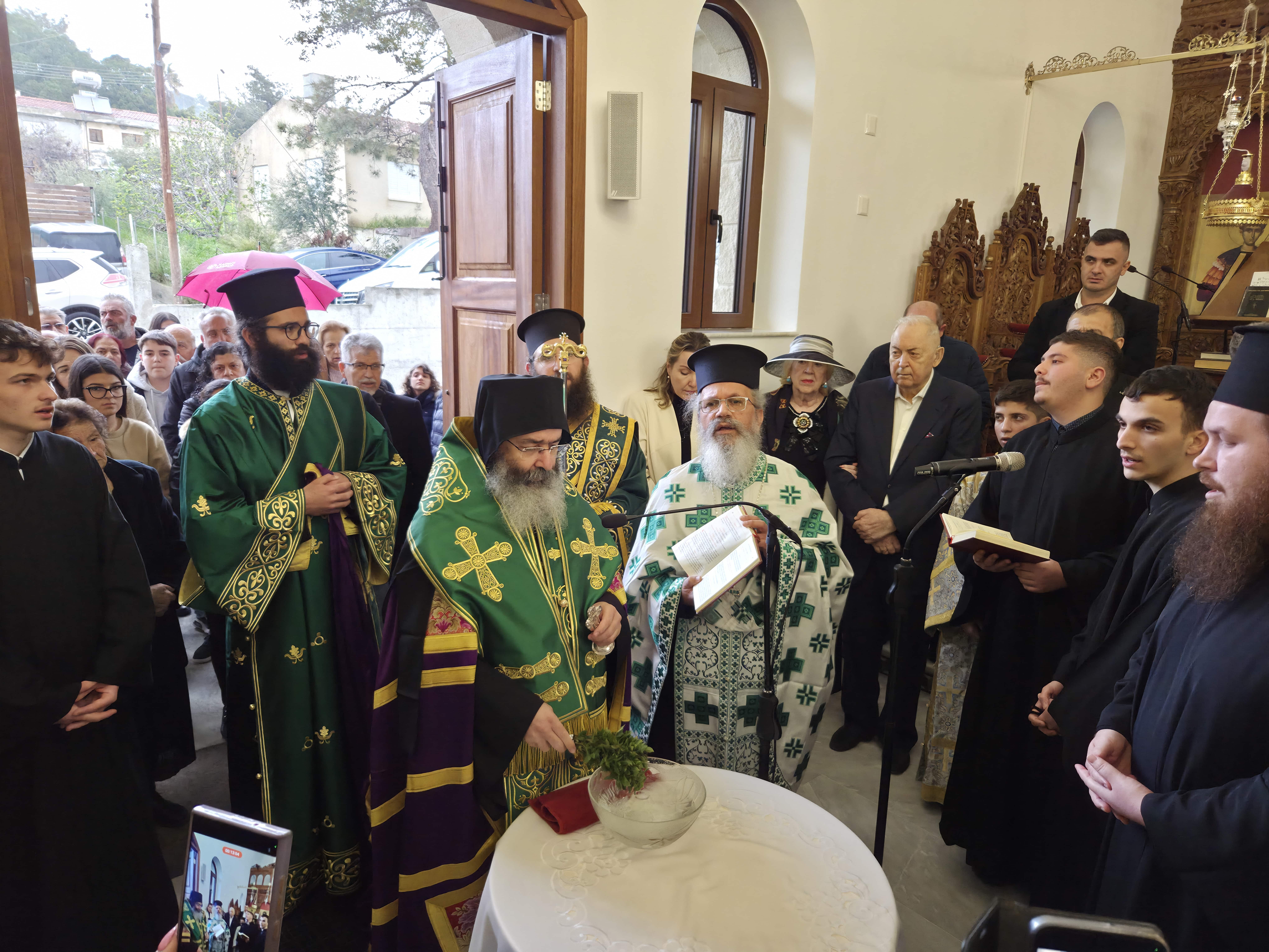 Θυρανοίξια νέου ιερού ναού Παναγίας Χρυσοκορφητίσσης