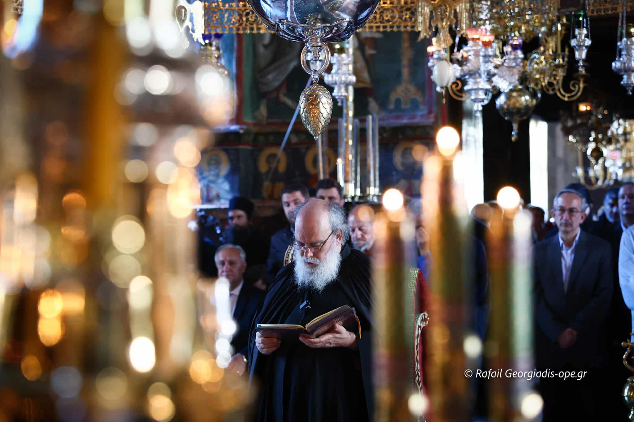 Ο Λεμεσού Αθανάσιος στην πανήγυρη της Ι.Μ.Μ. Βατοπαιδίου