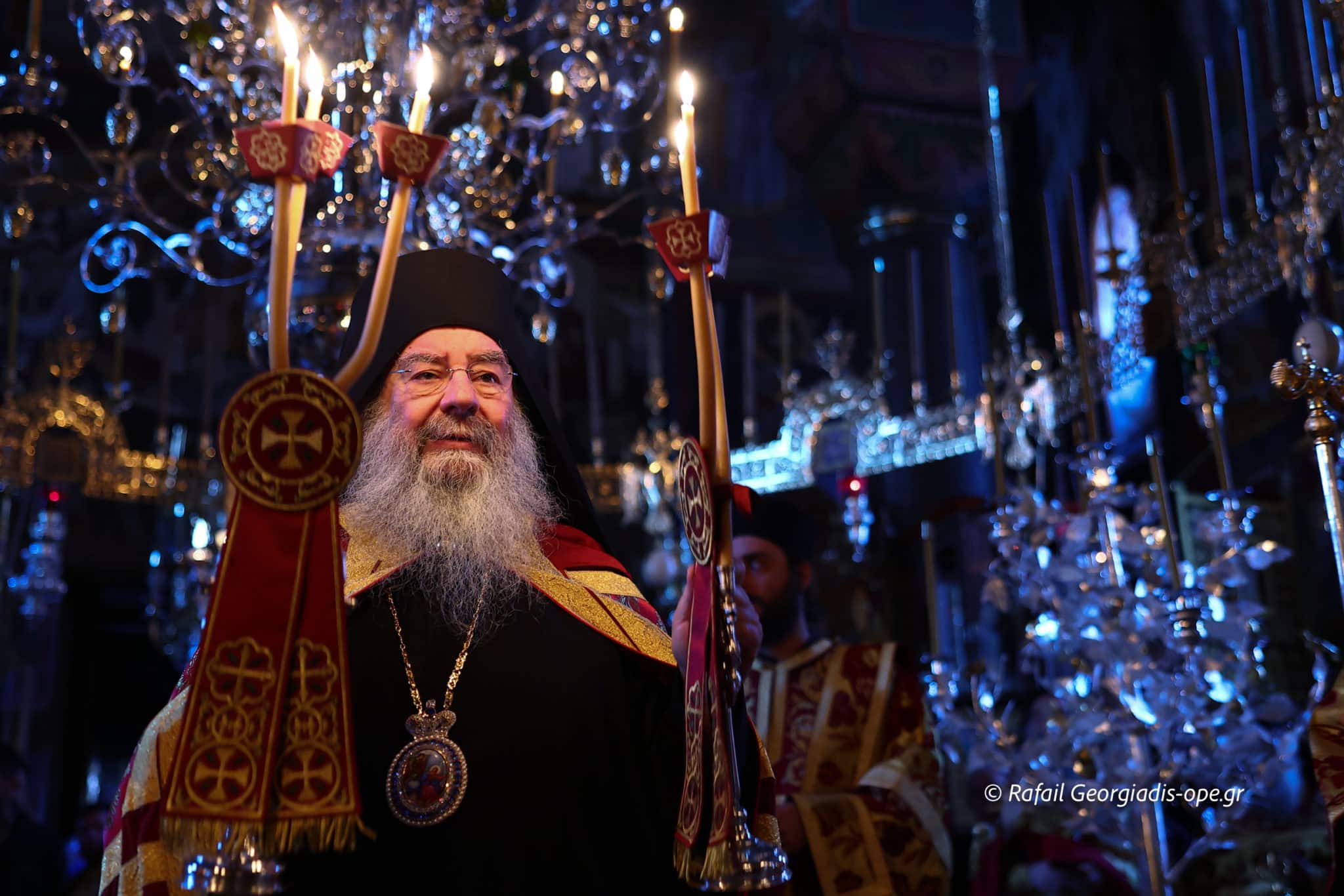 Ο Λεμεσού Αθανάσιος στην πανήγυρη της Ι.Μ.Μ. Βατοπαιδίου
