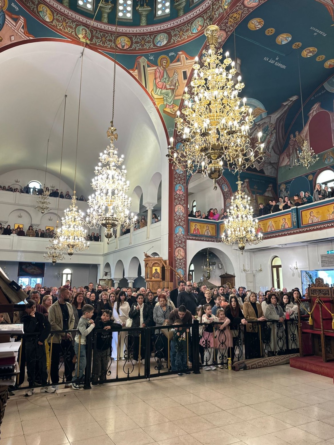 Ο Εσπερινός της Αναστάσεως στην Μητρόπολη μας