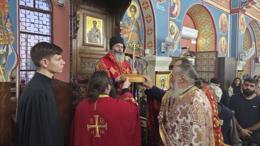 Εσπερινός εορτής αγίου Μεγαλομάρτυρος Γεωργίου στον Ύψωνα