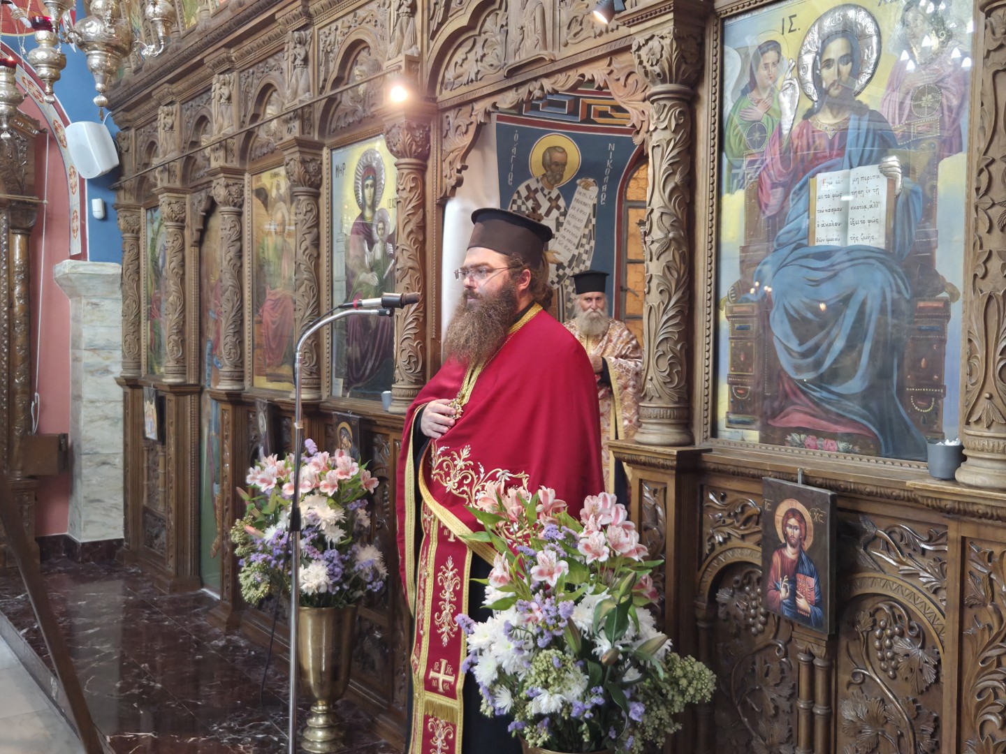 Εσπερινός εορτής αγίου Μεγαλομάρτυρος Γεωργίου στον Ύψωνα
