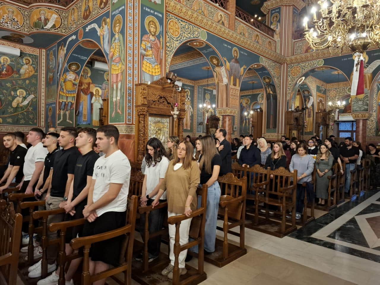 Τελειόφοιτοι μαθητές προσευχήθηκαν ενόψει των επικείμενων εξετάσεών τους