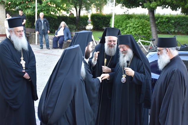 Ο Πανιερώτατος Μητροπολίτης μας στην εορτή του Πολιούχου και προστάτου της πόλεως των Τρικάλων