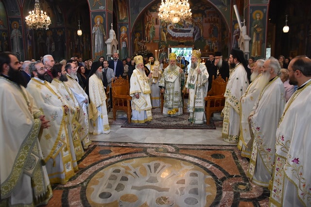 Ο Πανιερώτατος Μητροπολίτης μας στην εορτή του Πολιούχου και προστάτου της πόλεως των Τρικάλων