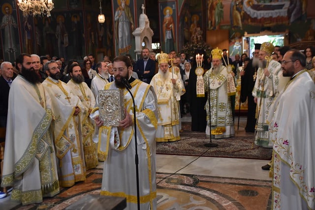 Ο Πανιερώτατος Μητροπολίτης μας στην εορτή του Πολιούχου και προστάτου της πόλεως των Τρικάλων