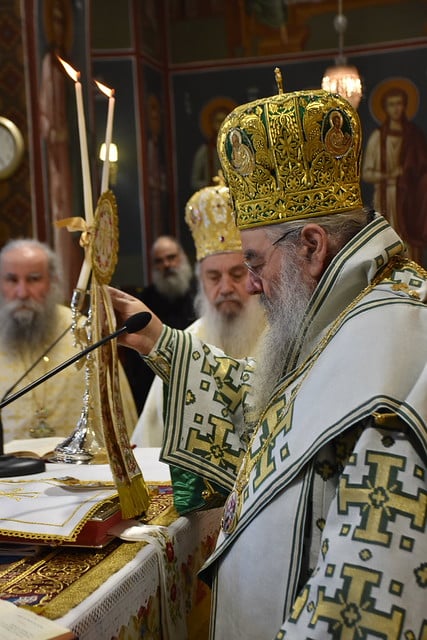 Ο Πανιερώτατος Μητροπολίτης μας στην εορτή του Πολιούχου και προστάτου της πόλεως των Τρικάλων