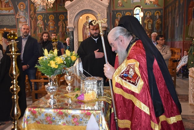 Ο Πανιερώτατος Μητροπολίτης μας στην εορτή του Πολιούχου και προστάτου της πόλεως των Τρικάλων