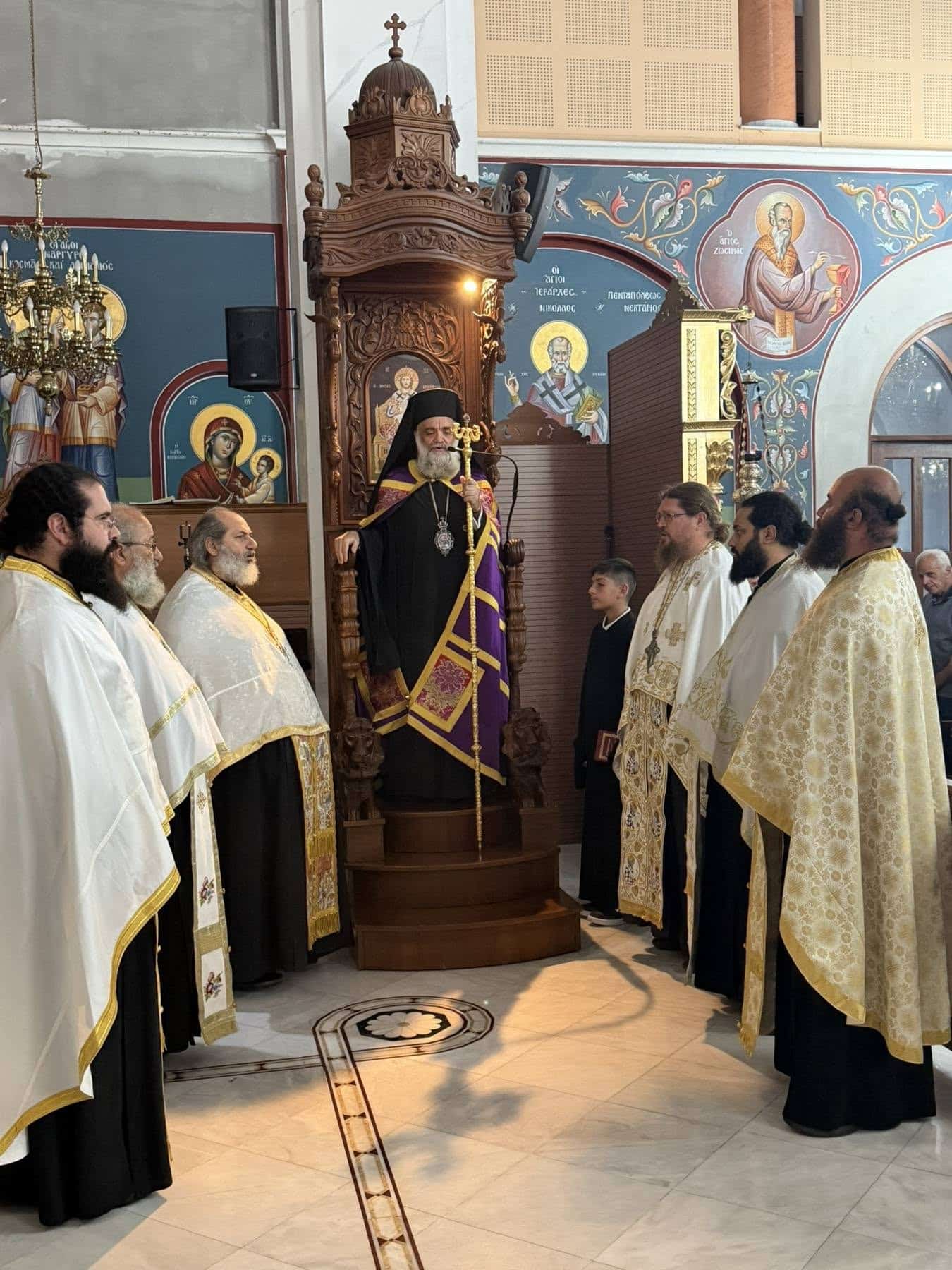 Πανηγυρικοί εορτασμοί στον ιερό ναό Αποστόλου Βαρνάβα