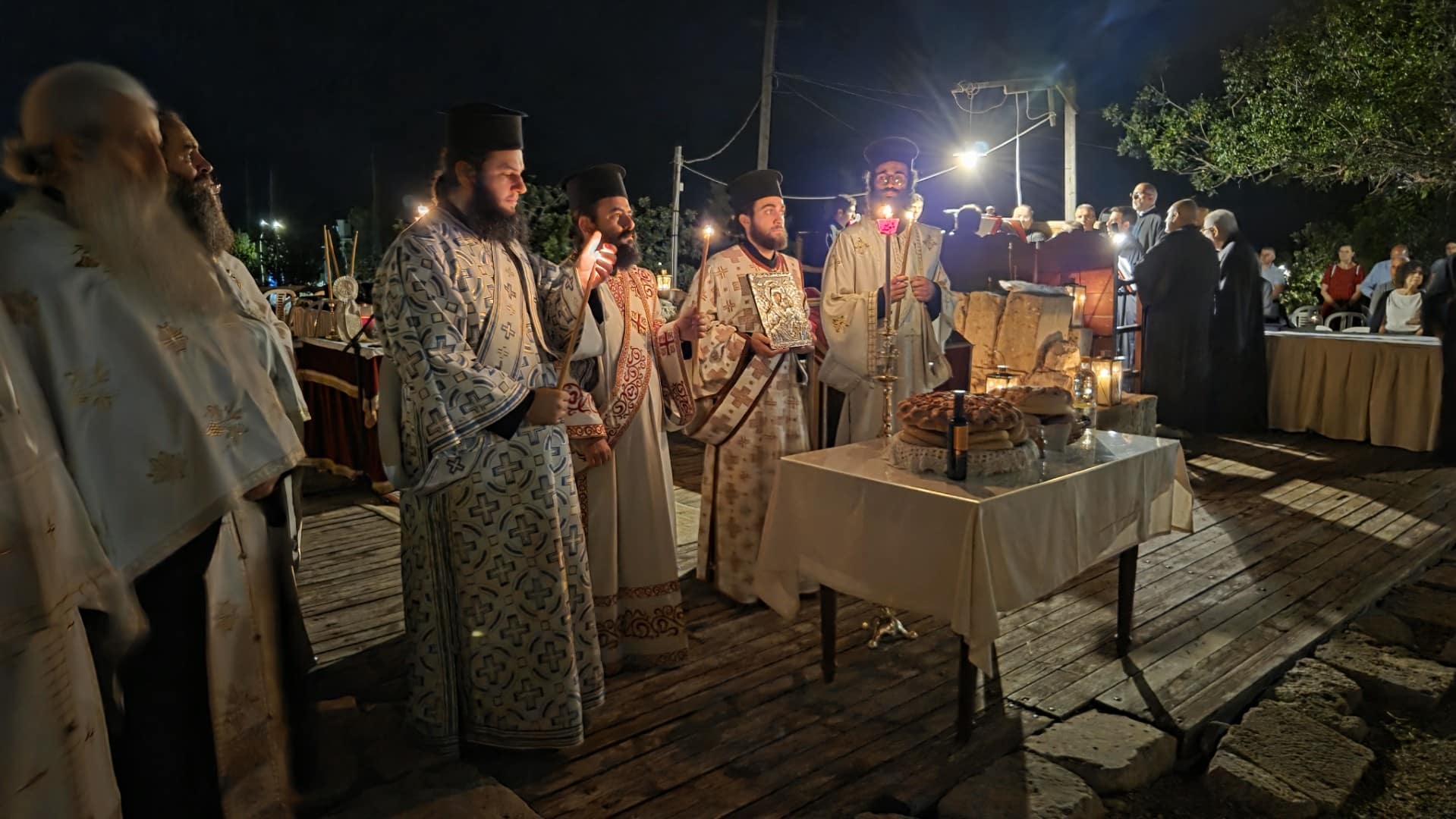 Ιερά αγρυπνία στα ερείπια της αρχαίας Βασιλικής του Αγίου Τύχωνα - 6