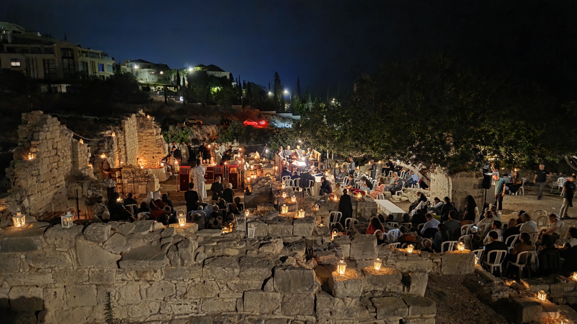 Ιερά αγρυπνία στα ερείπια της αρχαίας Βασιλικής του Αγίου Τύχωνα - 10