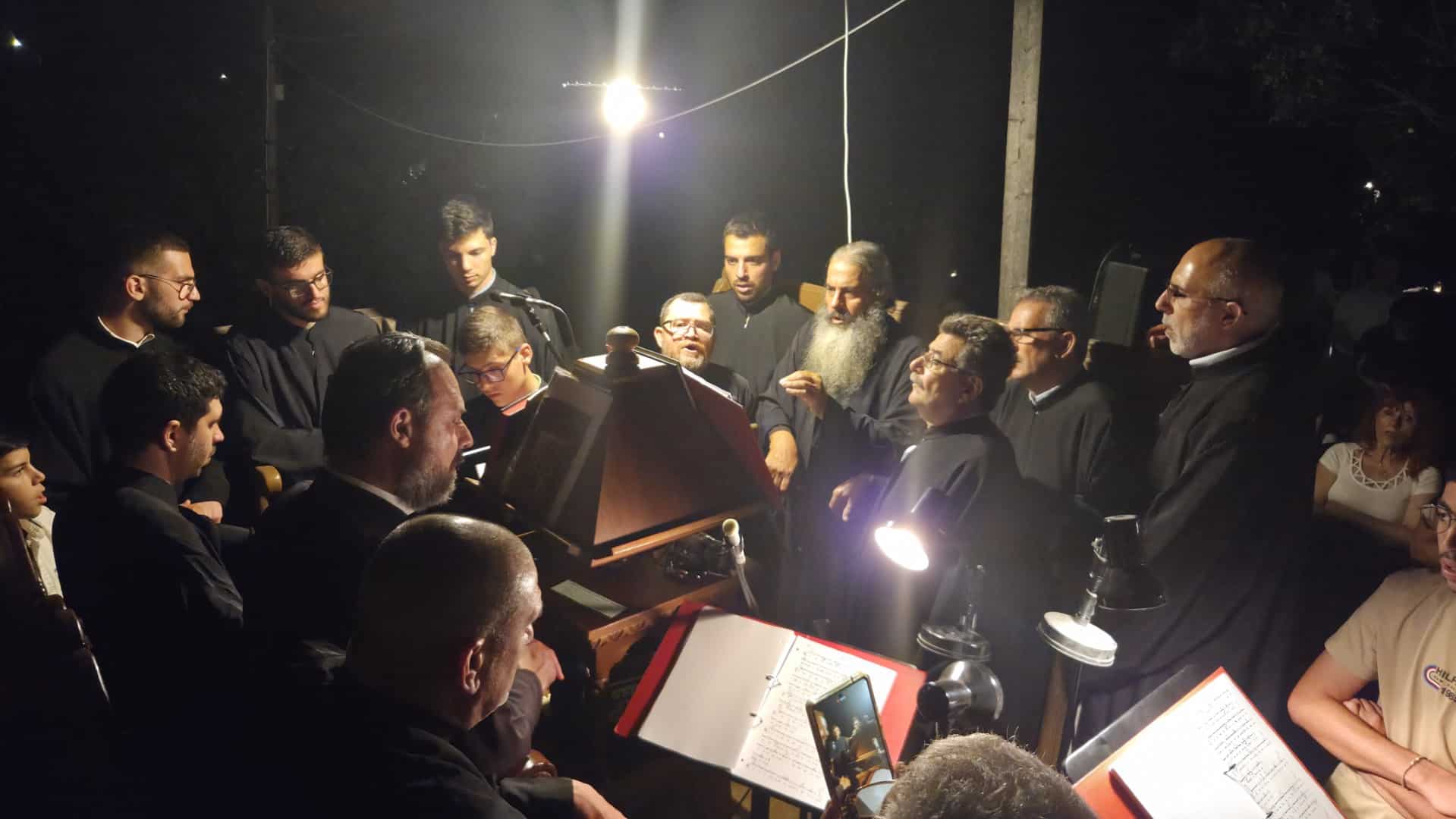 Ιερά αγρυπνία στα ερείπια της αρχαίας Βασιλικής του Αγίου Τύχωνα