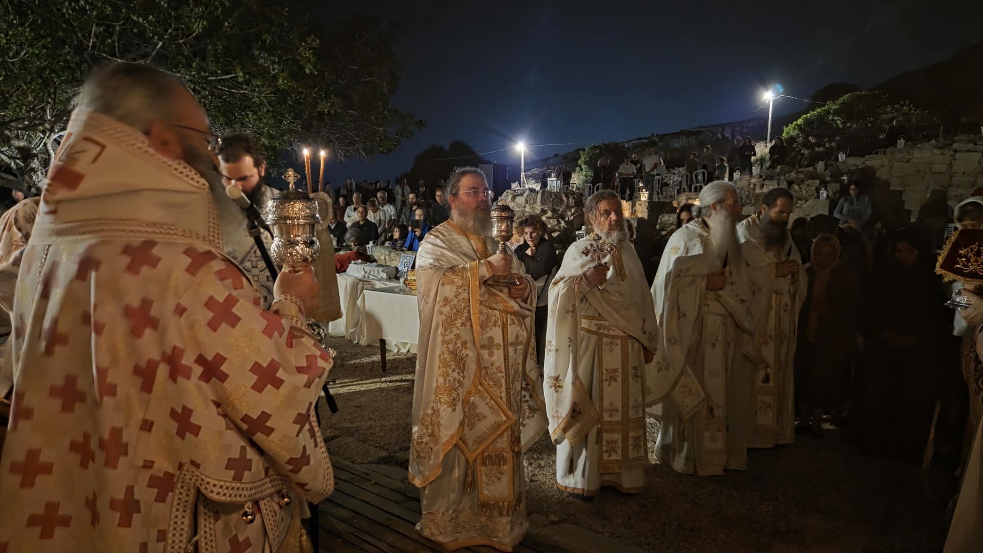 Ιερά αγρυπνία στα ερείπια της αρχαίας Βασιλικής του Αγίου Τύχωνα - 26