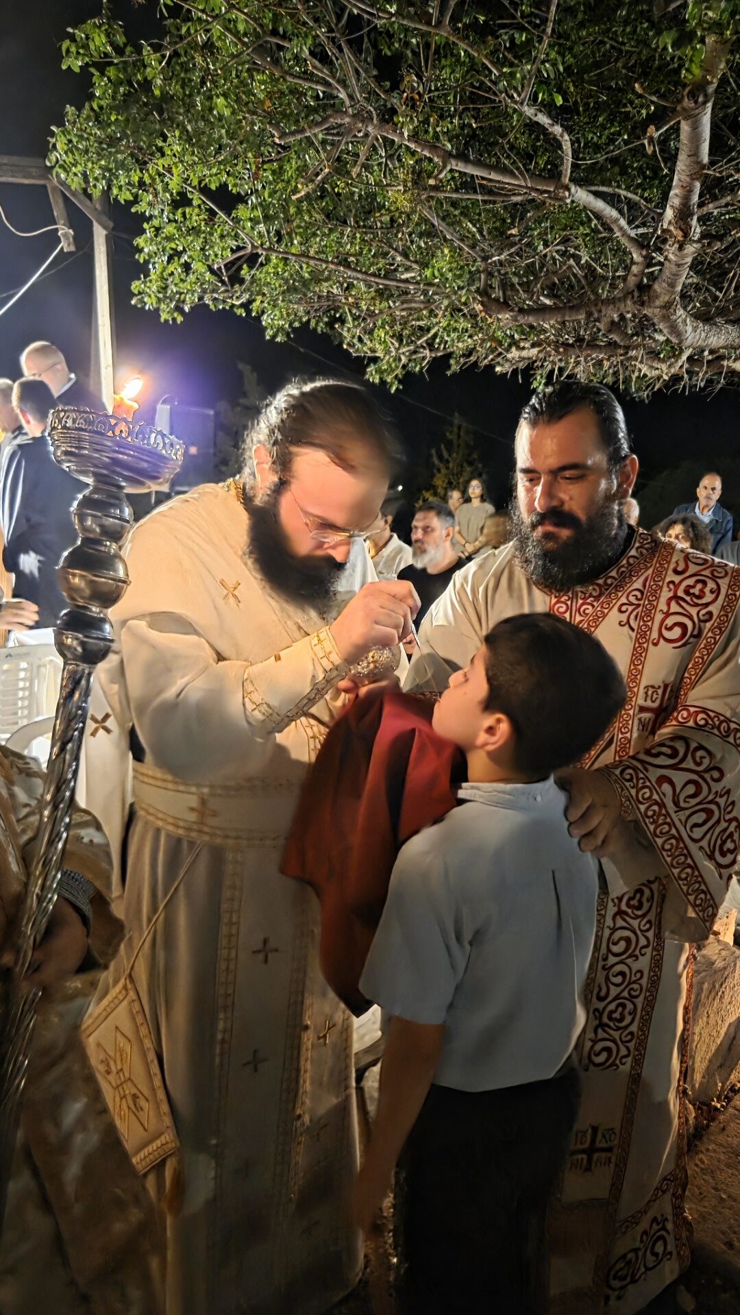 Ιερά αγρυπνία στα ερείπια της αρχαίας Βασιλικής του Αγίου Τύχωνα