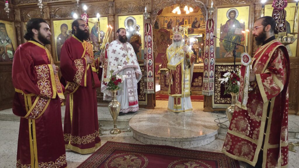 Θεία Λειτουργία στον Ι.Ν. Αγίας Μαρίνας Καψάλου