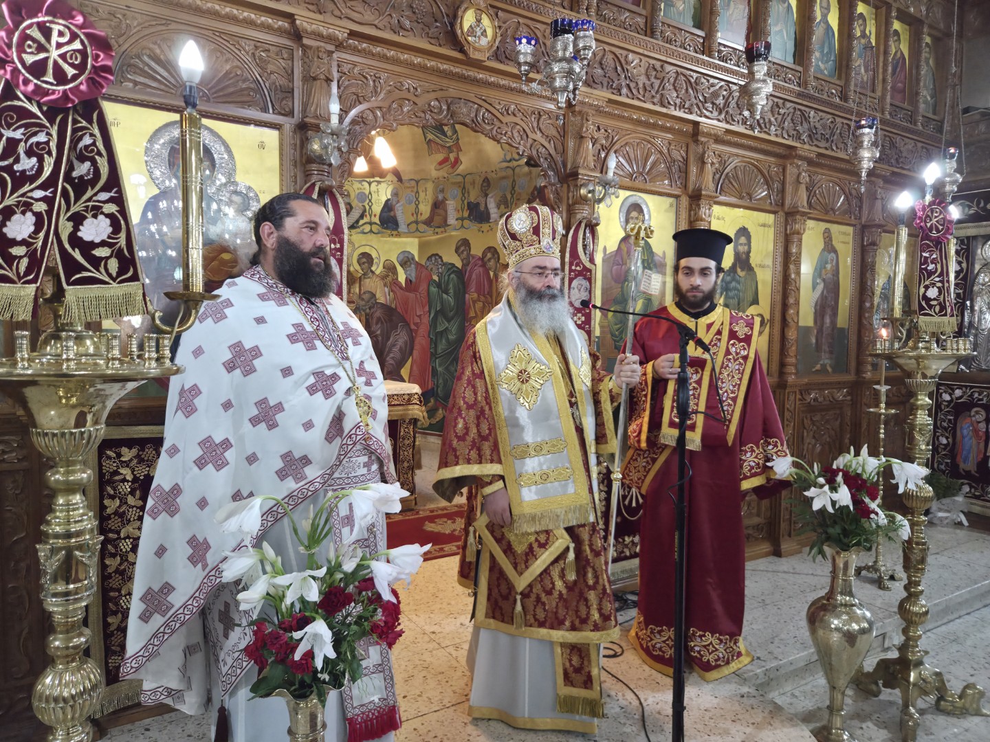 Θεία Λειτουργία στον Ι.Ν. Αγίας Μαρίνας Καψάλου