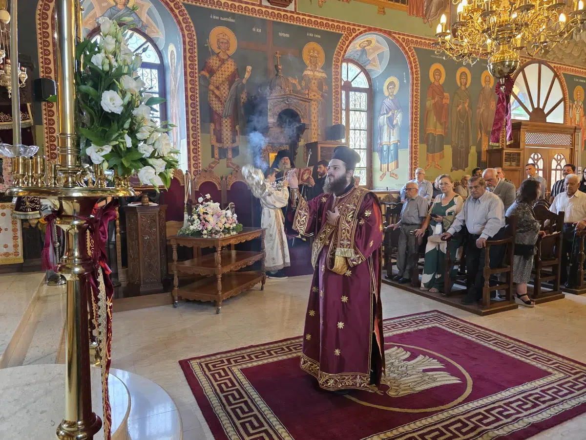 Πανηγυρική Αρχιερατική Θεία Λειτουργία στον Ι.Ν. Αγ. Παρασκευής Γερμασόγειας