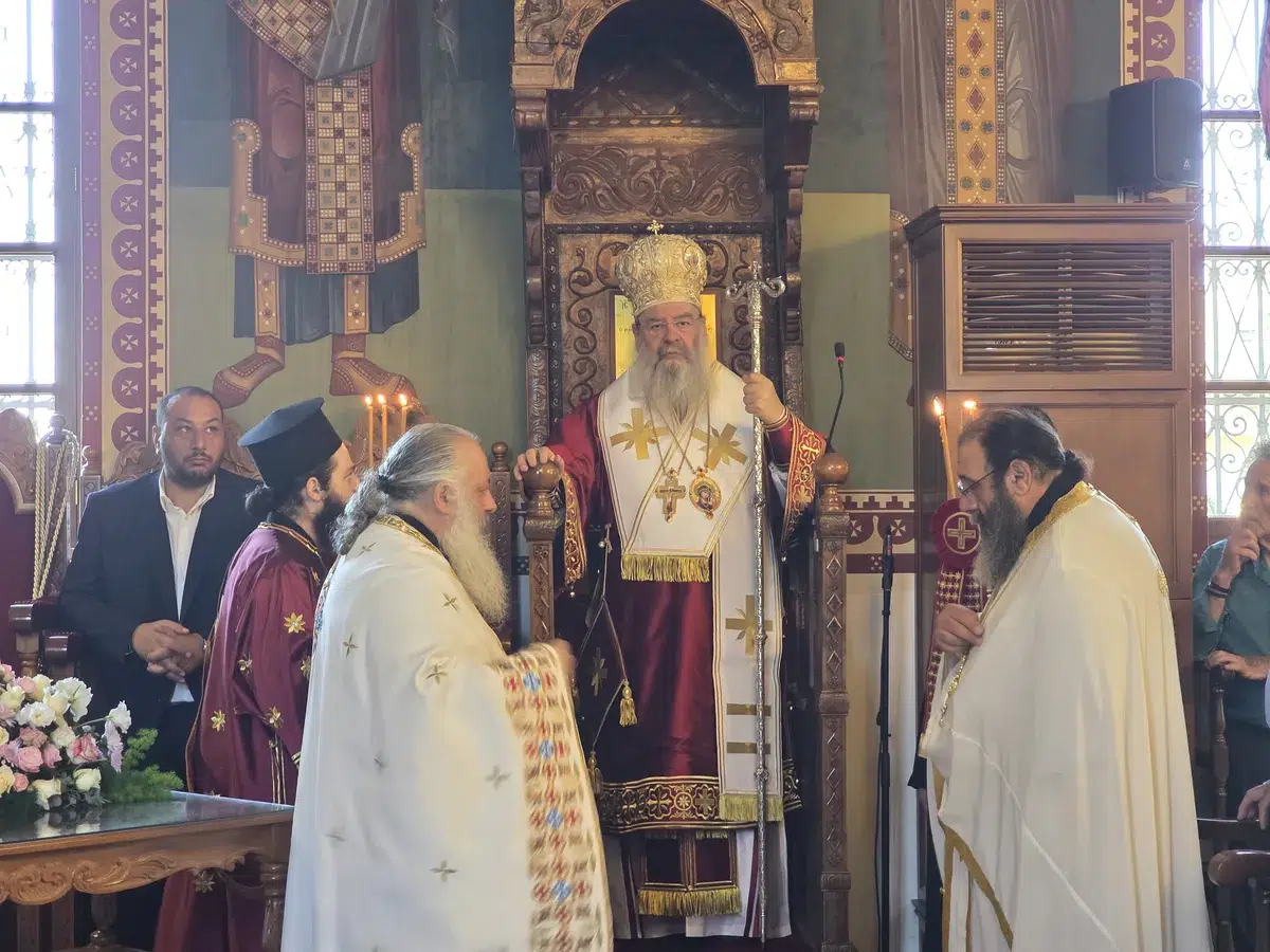 Πανηγυρική Αρχιερατική Θεία Λειτουργία στον Ι.Ν. Αγ. Παρασκευής Γερμασόγειας