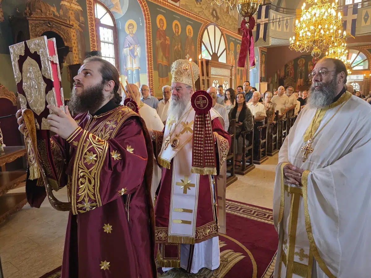Πανηγυρική Αρχιερατική Θεία Λειτουργία στον Ι.Ν. Αγ. Παρασκευής Γερμασόγειας