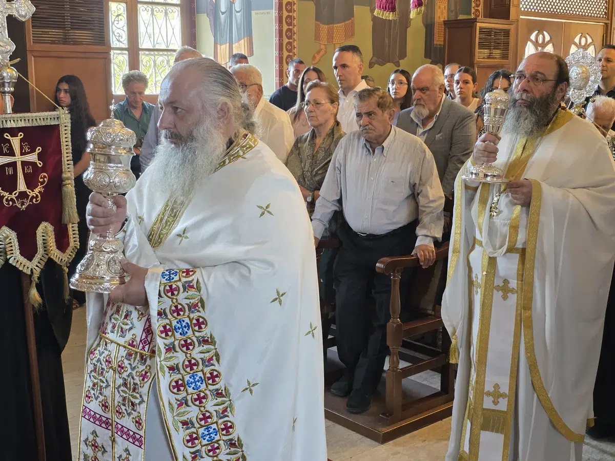 Πανηγυρική Αρχιερατική Θεία Λειτουργία στον Ι.Ν. Αγ. Παρασκευής Γερμασόγειας