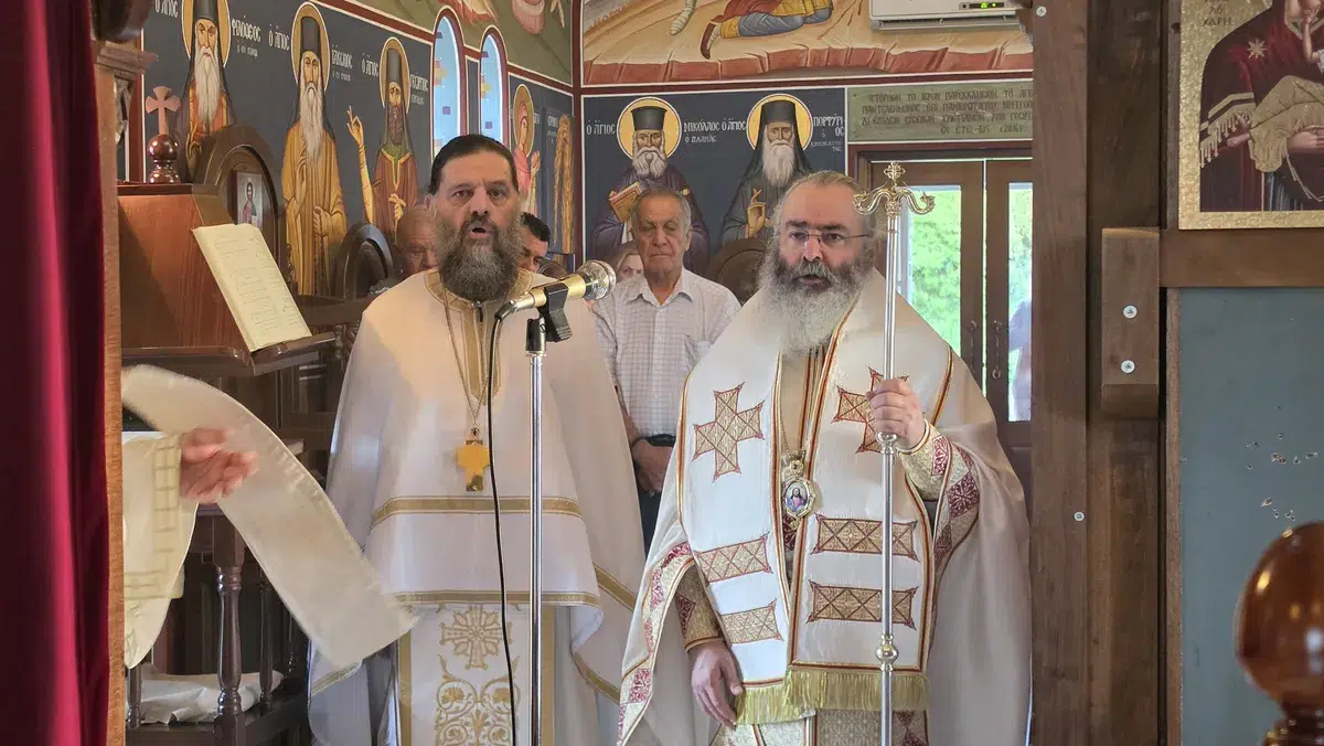 Θεία Λειτουργία στο παρεκκλήσιο του Αγίου Παντελεήμονος Παλαιού Νοσ/μείου