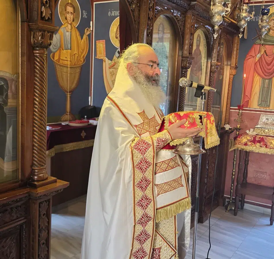 Θεία Λειτουργία στο παρεκκλήσιο του Αγίου Παντελεήμονος Παλαιού Νοσ/μείου