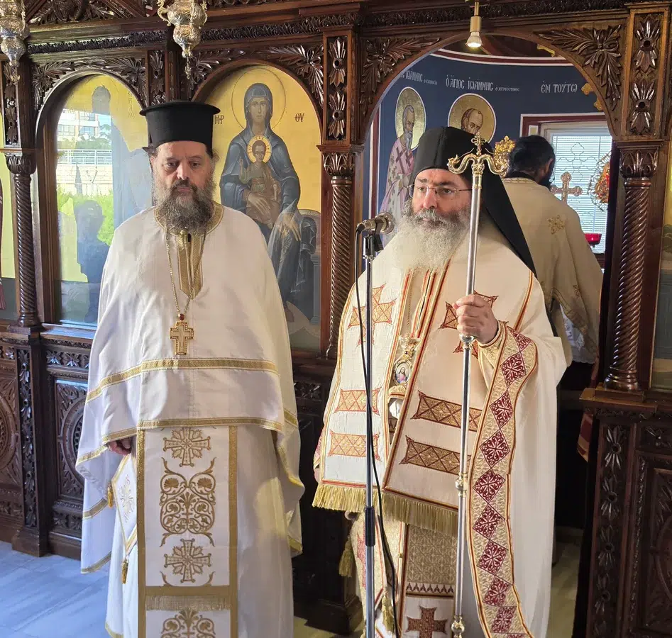 Θεία Λειτουργία στο παρεκκλήσιο του Αγίου Παντελεήμονος Παλαιού Νοσ/μείου