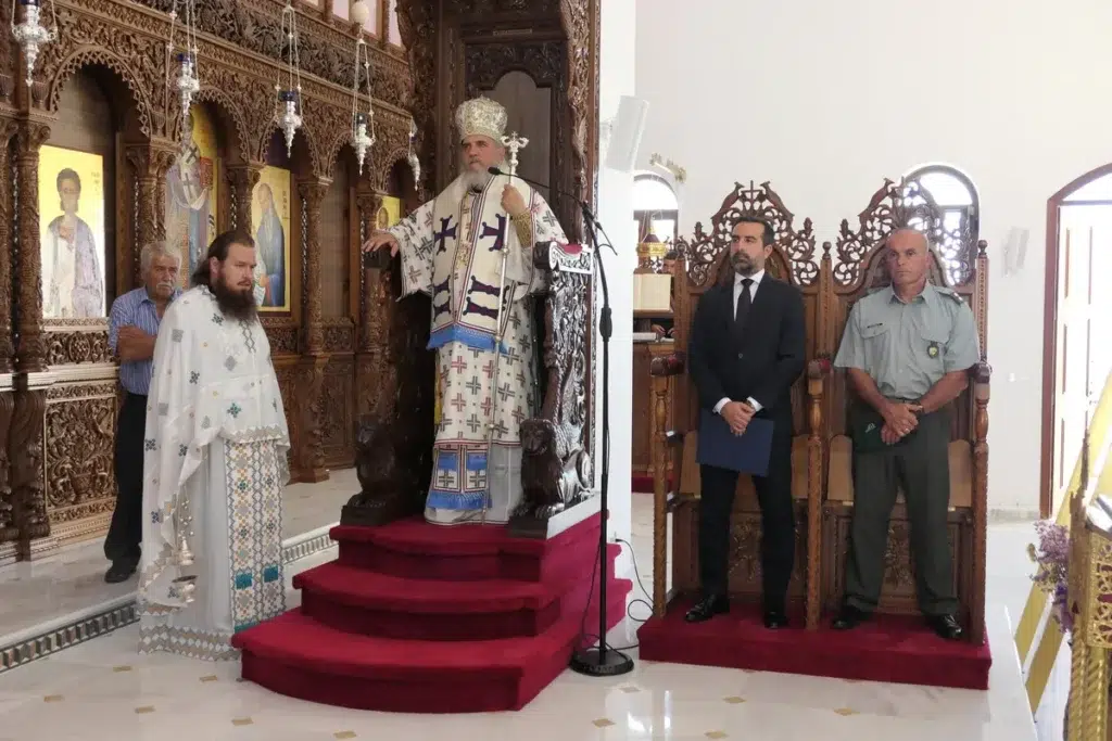 Κυριακή Θ' Ματθαίου στον Ι.Ν. Παναγίας Χρυσοκορφήτισσας στην Κορφή