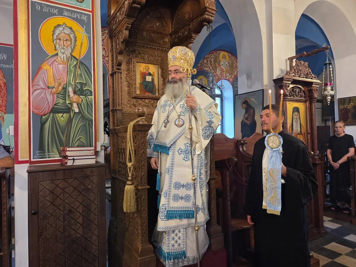 Θεία Λειτουργία στον Ι.Ν. Παναγίας Γαλακτοτροφούσας Δωρού