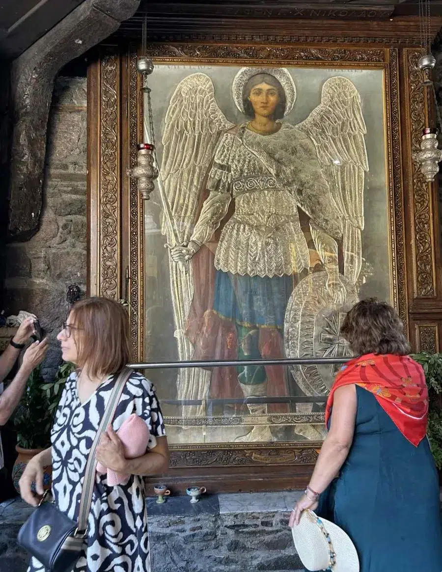 23/8/26 Τα Εννιάμερα της Θεοτόκου στα ερείπια της Ι. Μονής Παναγίας Φανερωμένης Κυζίκου