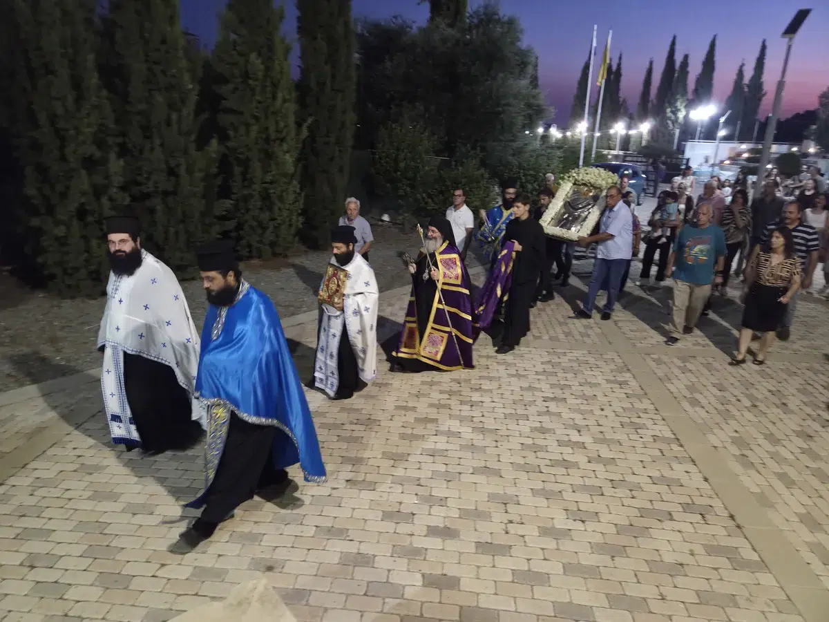 31/8/26 Πανήγυρις ιερών ναών Αγίας Ζώνης Απαισιάς και Μονής