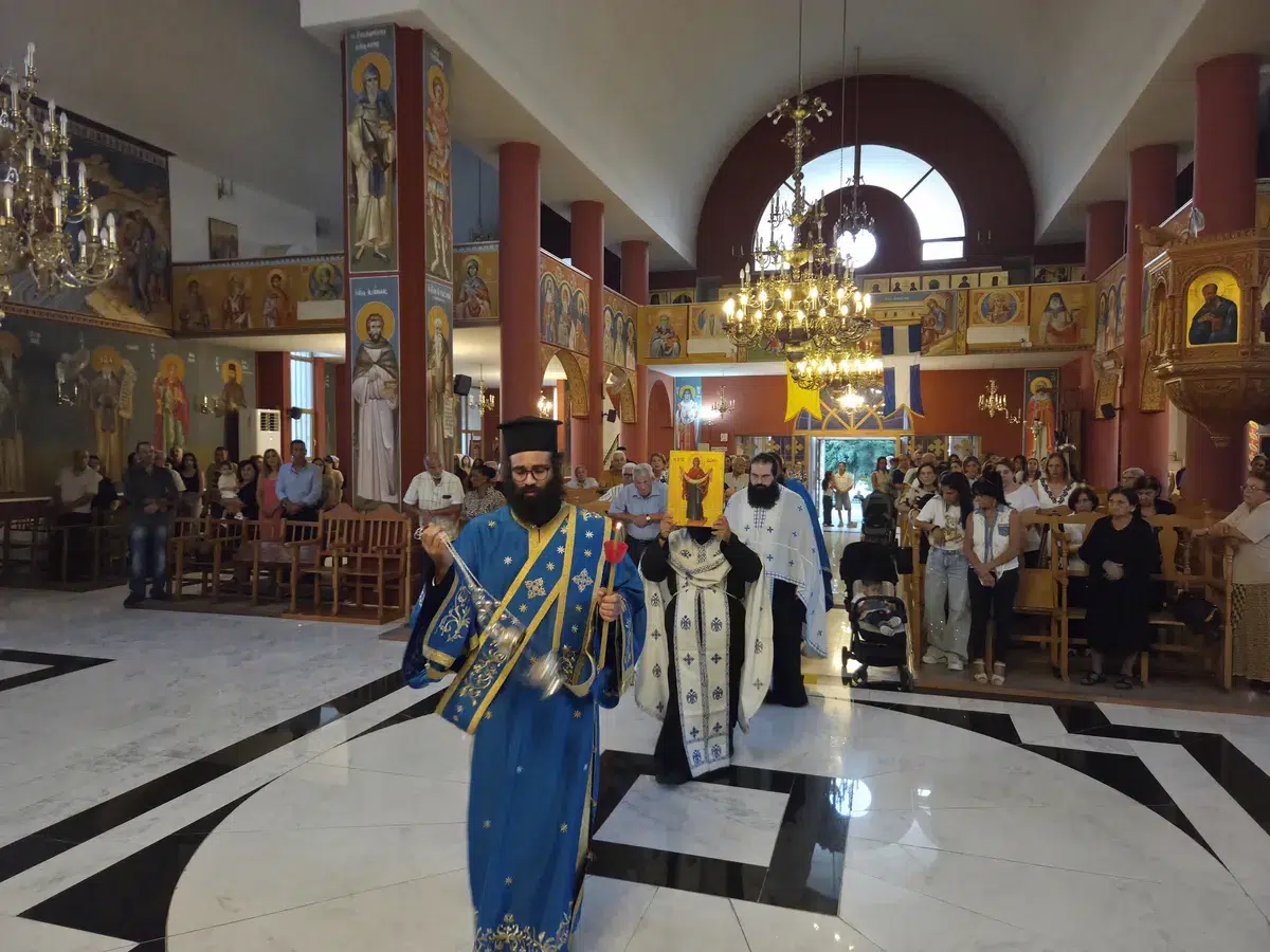 31/8/26 Πανήγυρις ιερών ναών Αγίας Ζώνης Απαισιάς και Μονής