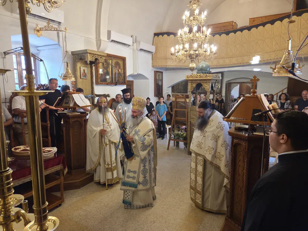 31/8/26 Πανήγυρις ιερών ναών Αγίας Ζώνης Απαισιάς και Μονής