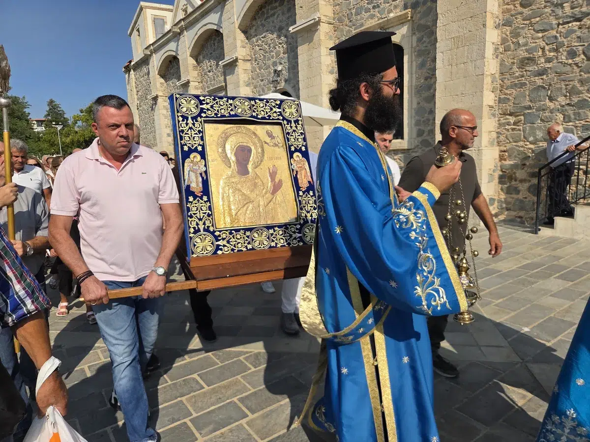 8/9/26 Πανήγυρις ιερών ναών Παναγίας Ιαματικής και Παναγίας Χρυσοκορφήτισσας