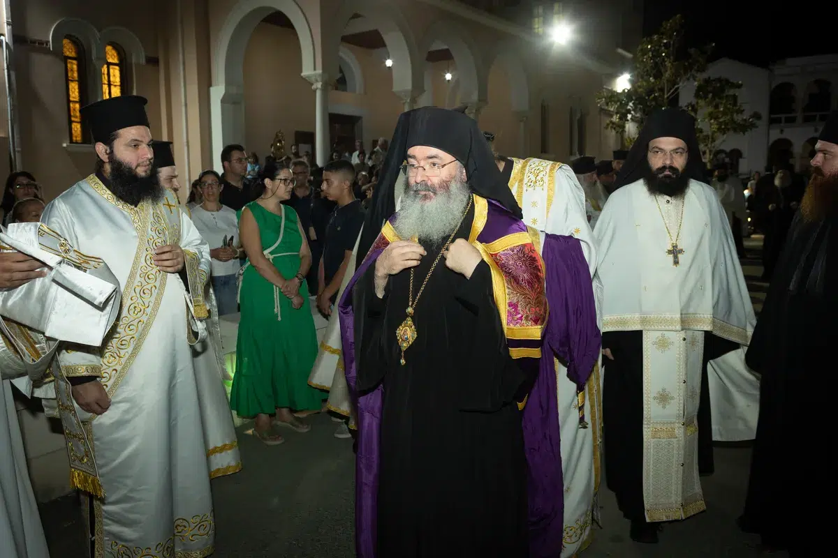 16/9/26 Υποδοχή Τιμίου Λειψάνου της Αγίας Θεοπρομήτορος Άννης στην Μητρόπολη Λεμεσού