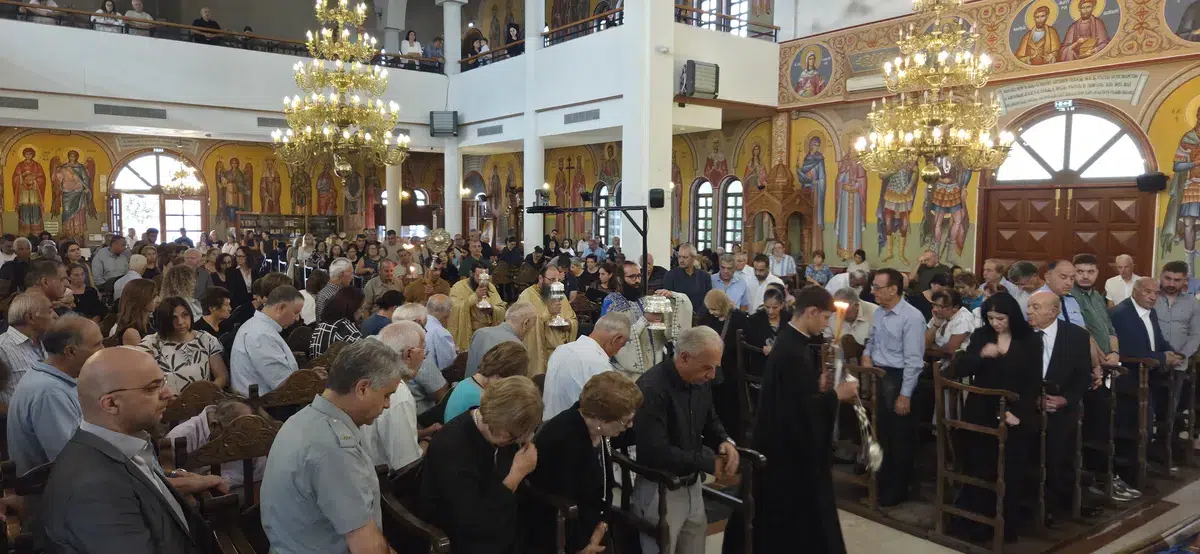 Θεία Λειτουργία και εθνικό μνημόσυνο στον Ι.Ν. Αγίου Νικολάου Πολεμιδιών
