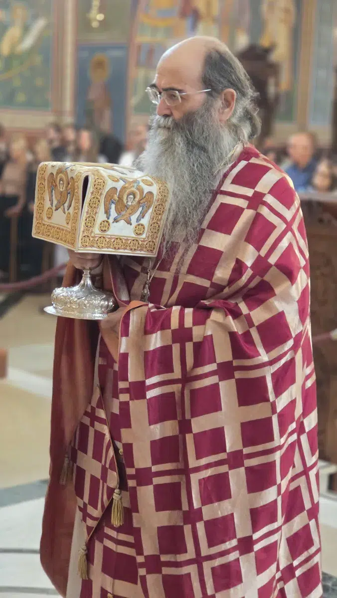 Ο Αρχιεπίσκοπος Ιόππης και Αριμαθαίας κ. Δαμασκηνός στον Μητροπολιτικό Ναό Παναγίας Παντανάσσης