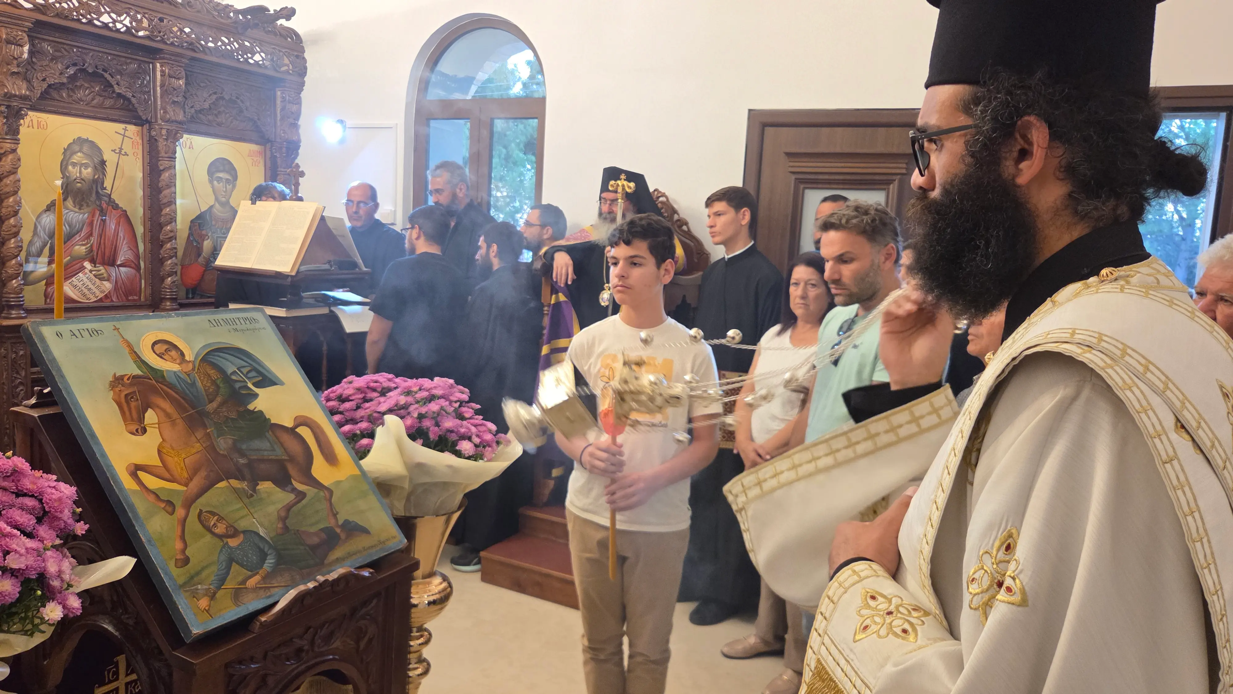 Θυρανοίξια παρεκκλησίου Αγ. Δημητρίου και Αγ. Φοίβης της Διακόνου στις Κυβίδες